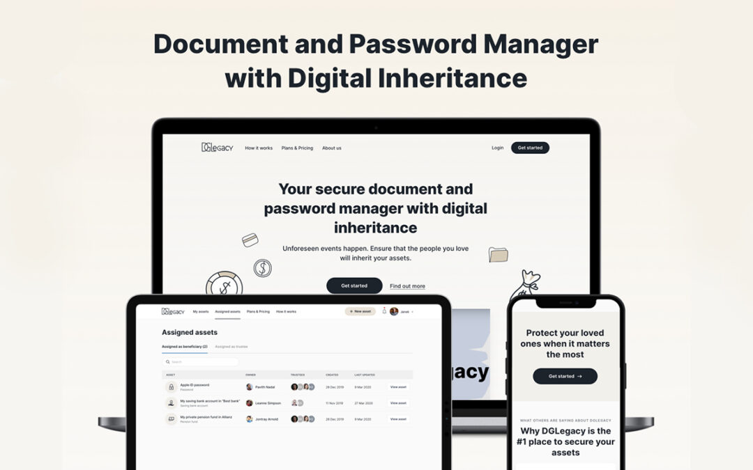 The Digital Assets Protection Service DGLegacy Launches the First Password Manager with Digital Inheritance