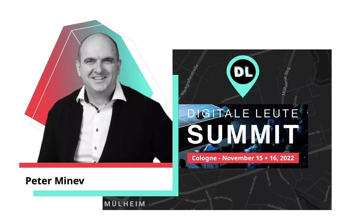 Peter Minev from DGLegacy speaker at Digitale Leute Summit 2022