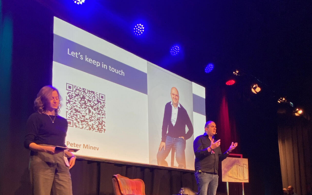 Peter Minev, the co-founder of DGLegacy®, at Digitale Leute Summit 2022