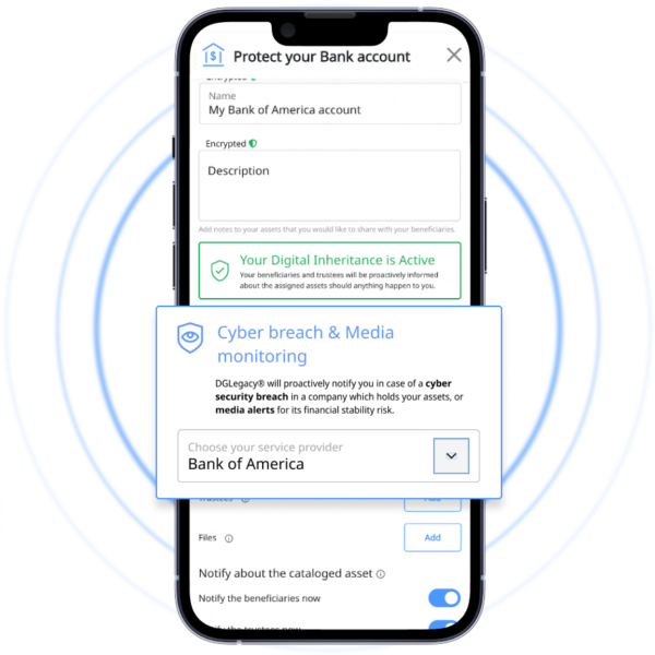 Cyber breach and Media monitoring feature DGLegacy